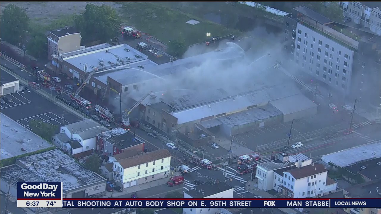Jersey City commercial building fire