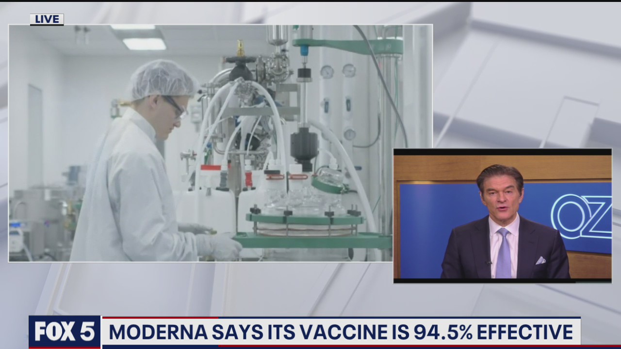 Moderna says its vaccine is 94.5 percent effective