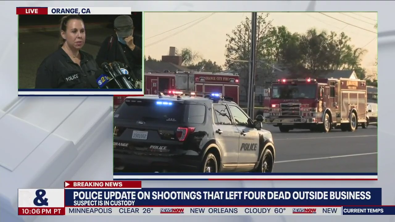 Three adults and a child killed in office building shooting in Orange, police say