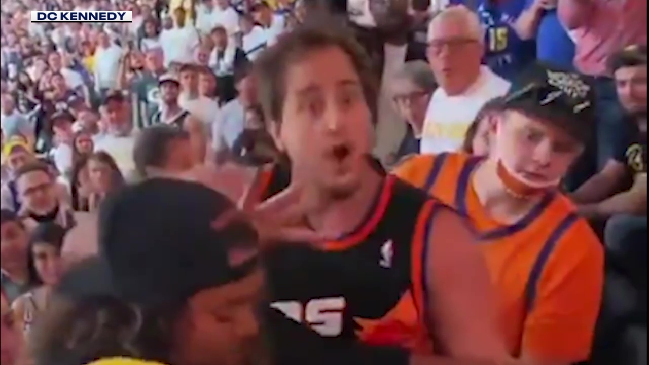Phrase uttered during brawl between Suns and Nuggets fan goes viral