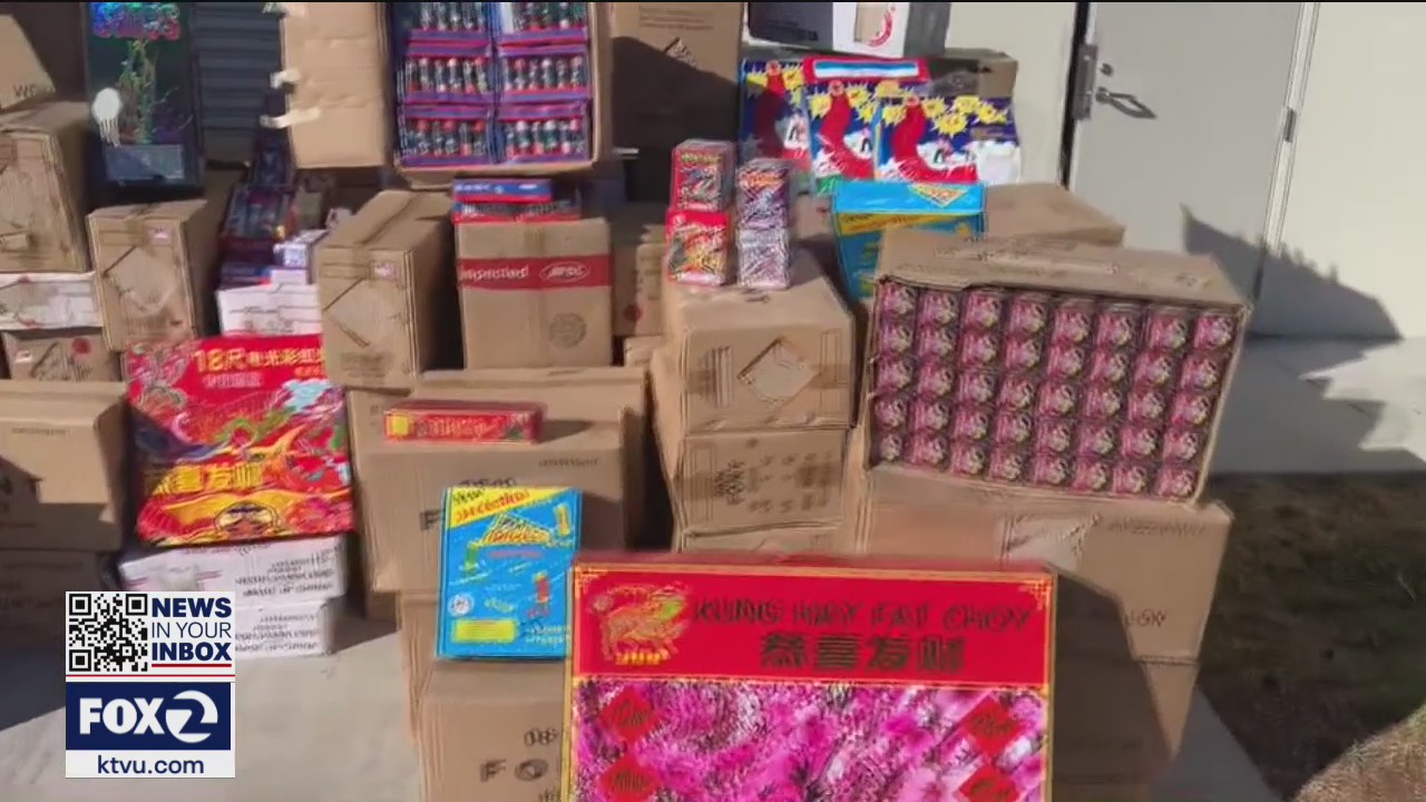 Illegal fireworks bust
