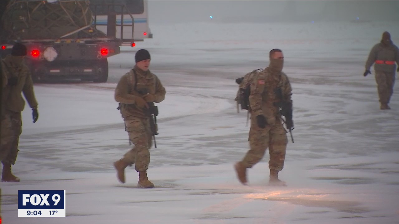 400 Minnesota National Guard troops return from inauguration deployment