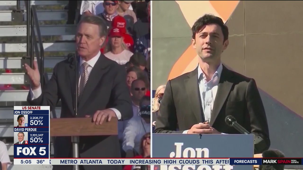 Jon Ossoff takes lead in Georgia Senate runoff