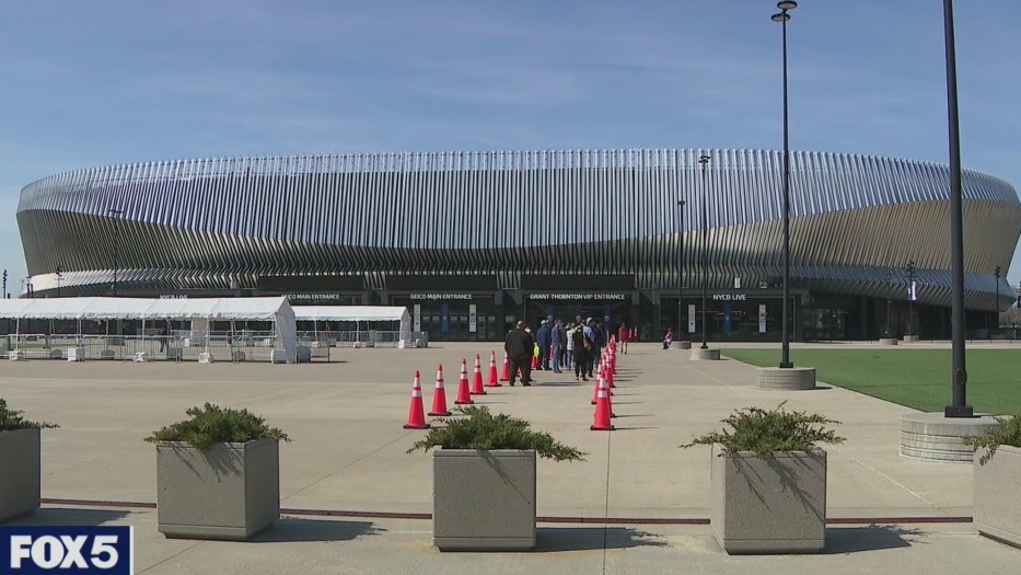 Vaccination site in Nassau County
