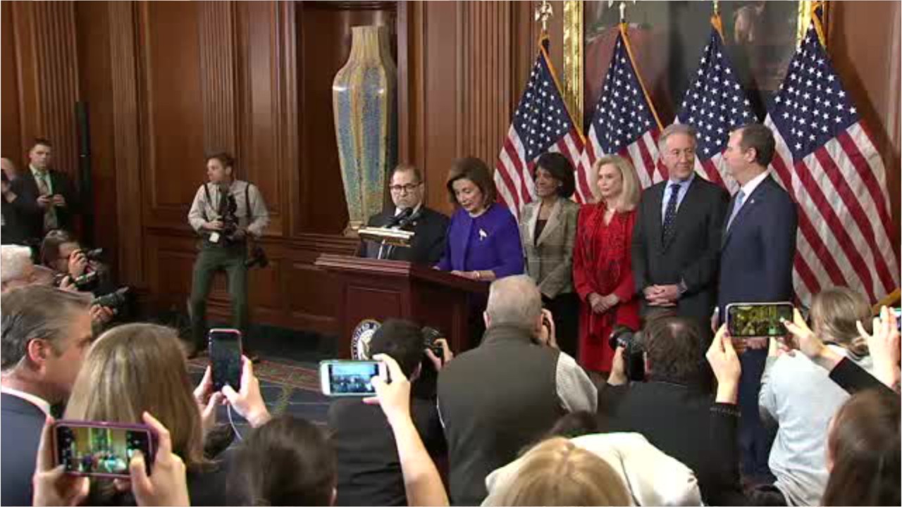 Democrats unveil 2 articles of impeachment against Trump