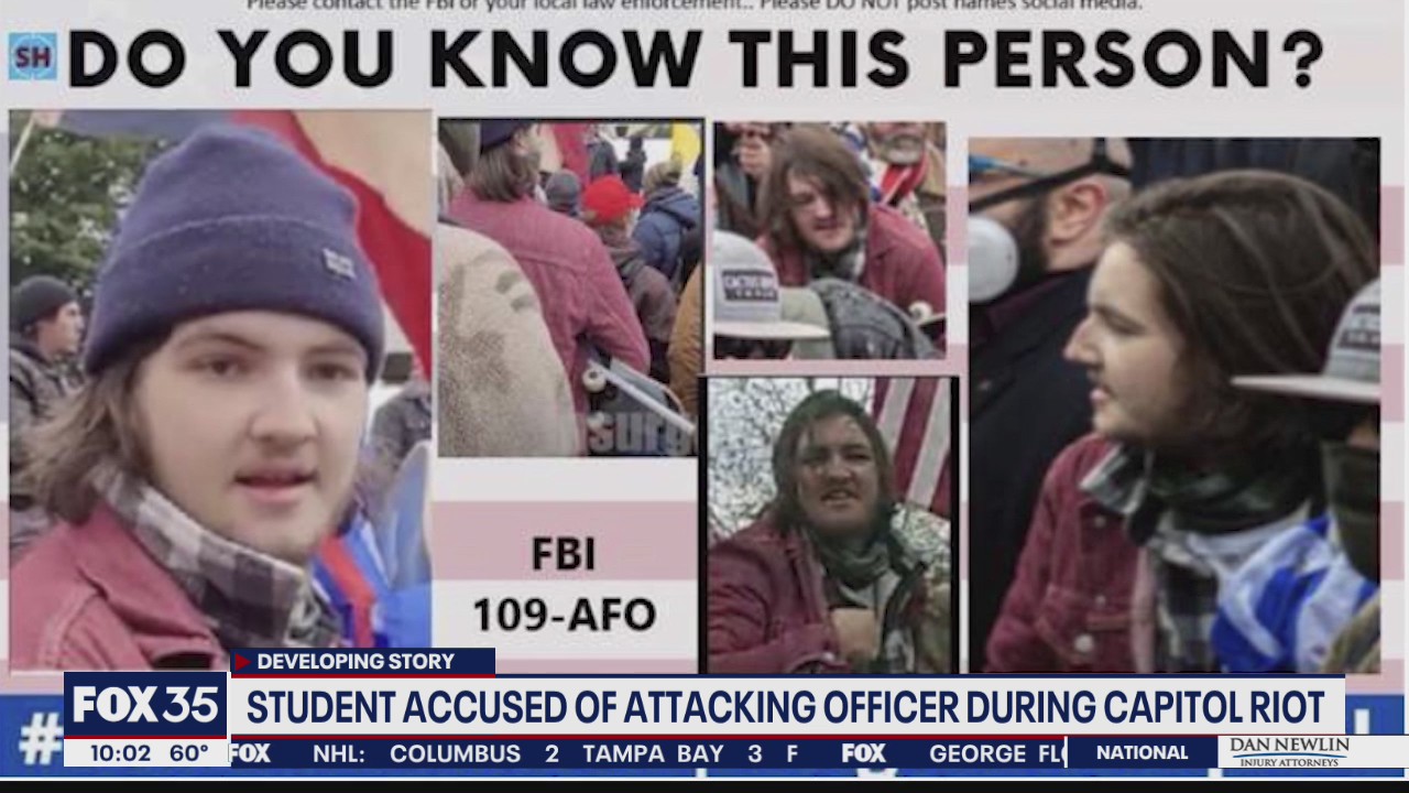 Feds: Man arrested, allegedly hit officer with skateboard during Capitol riot