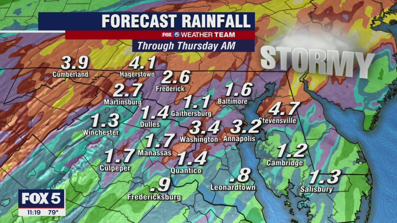 FOX 5 weather at 11