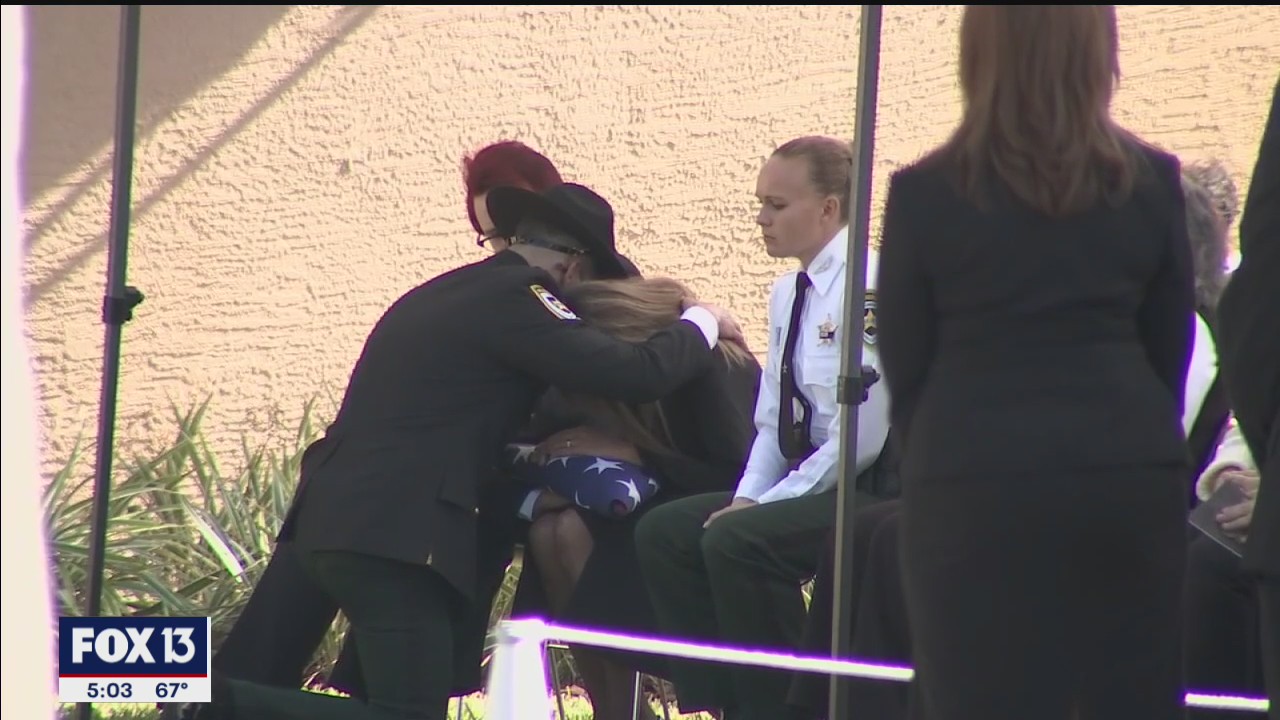 Family, friends, and colleagues say goodbye