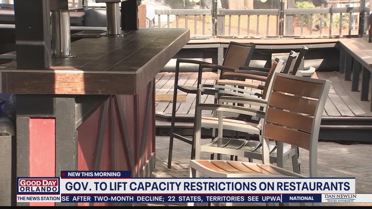 Gov. DeSantis says he'll lift restrictions on Florida restaurants