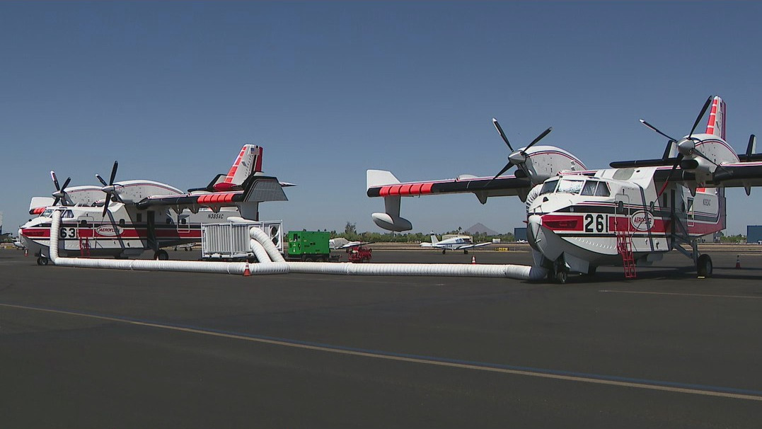 Super Scoopers brought in to tackle wildfires in Arizona