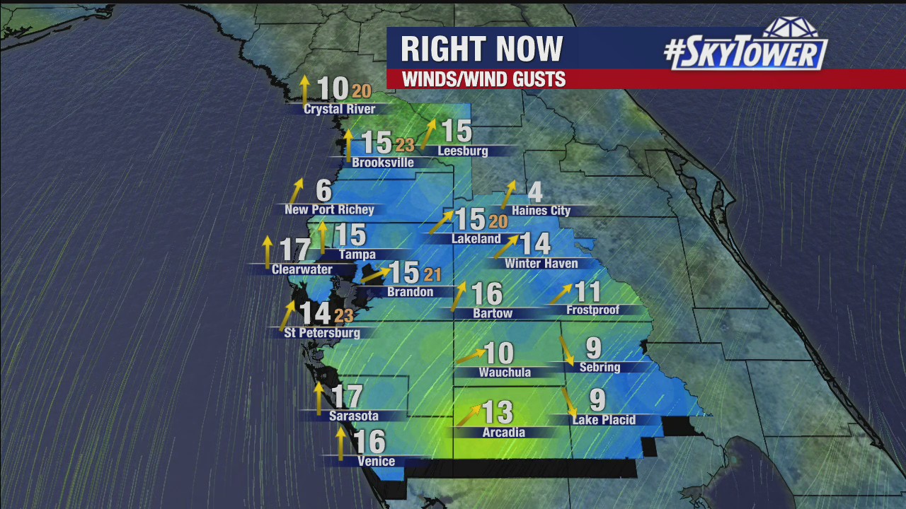 Friday afternoon forecast