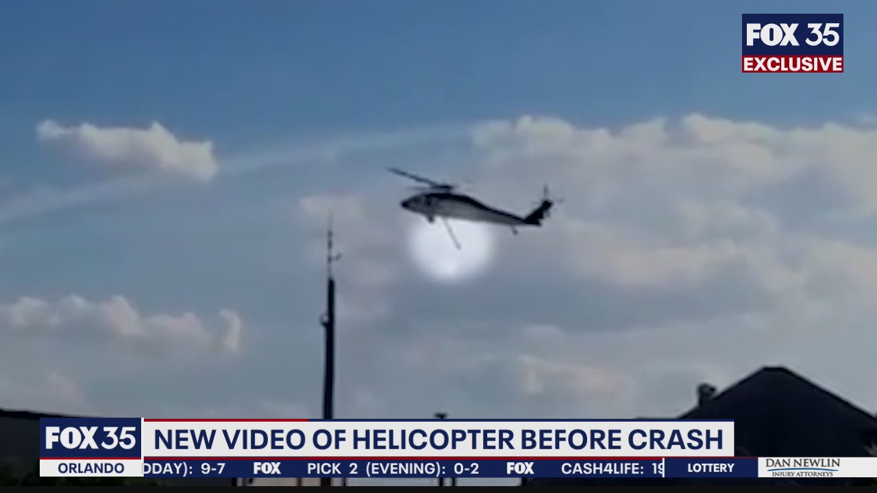 New video shows moments before deadly helicopter crash