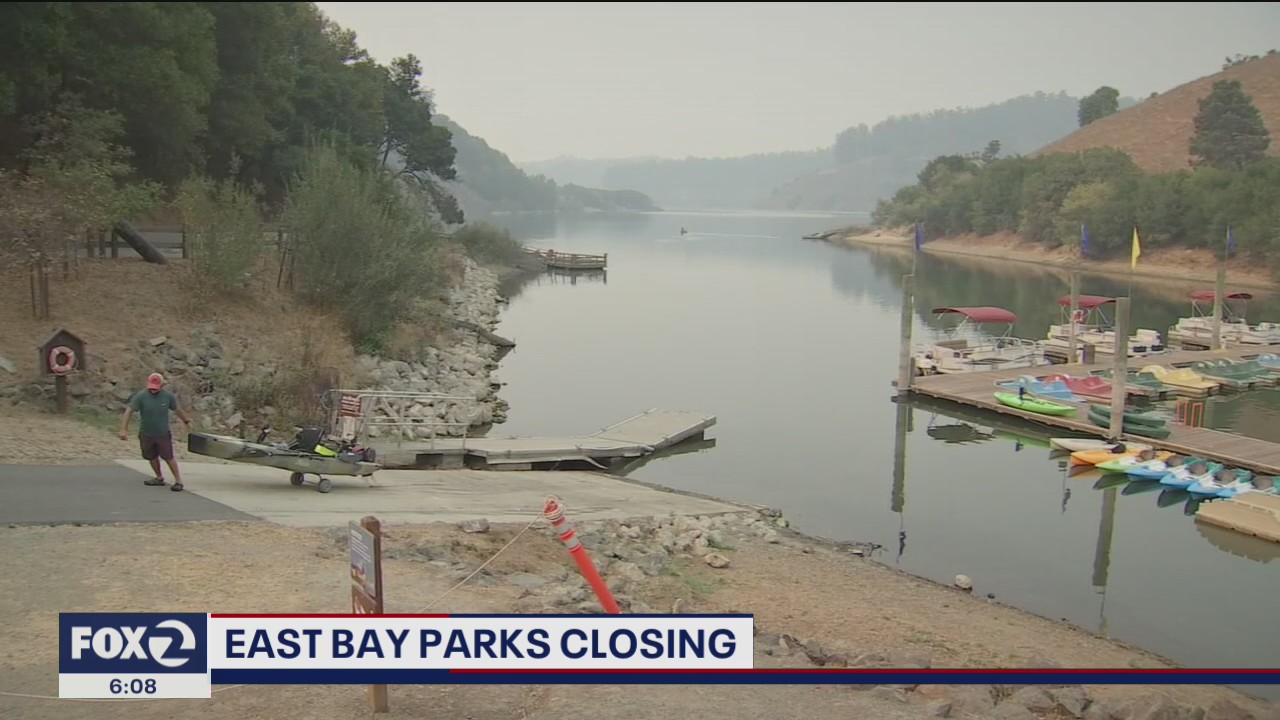 East Bay Parks closing due to severe weather