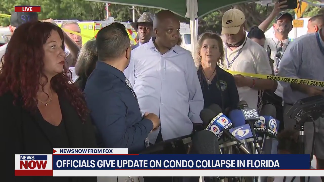 Florida officials and authorities give condo collapse update