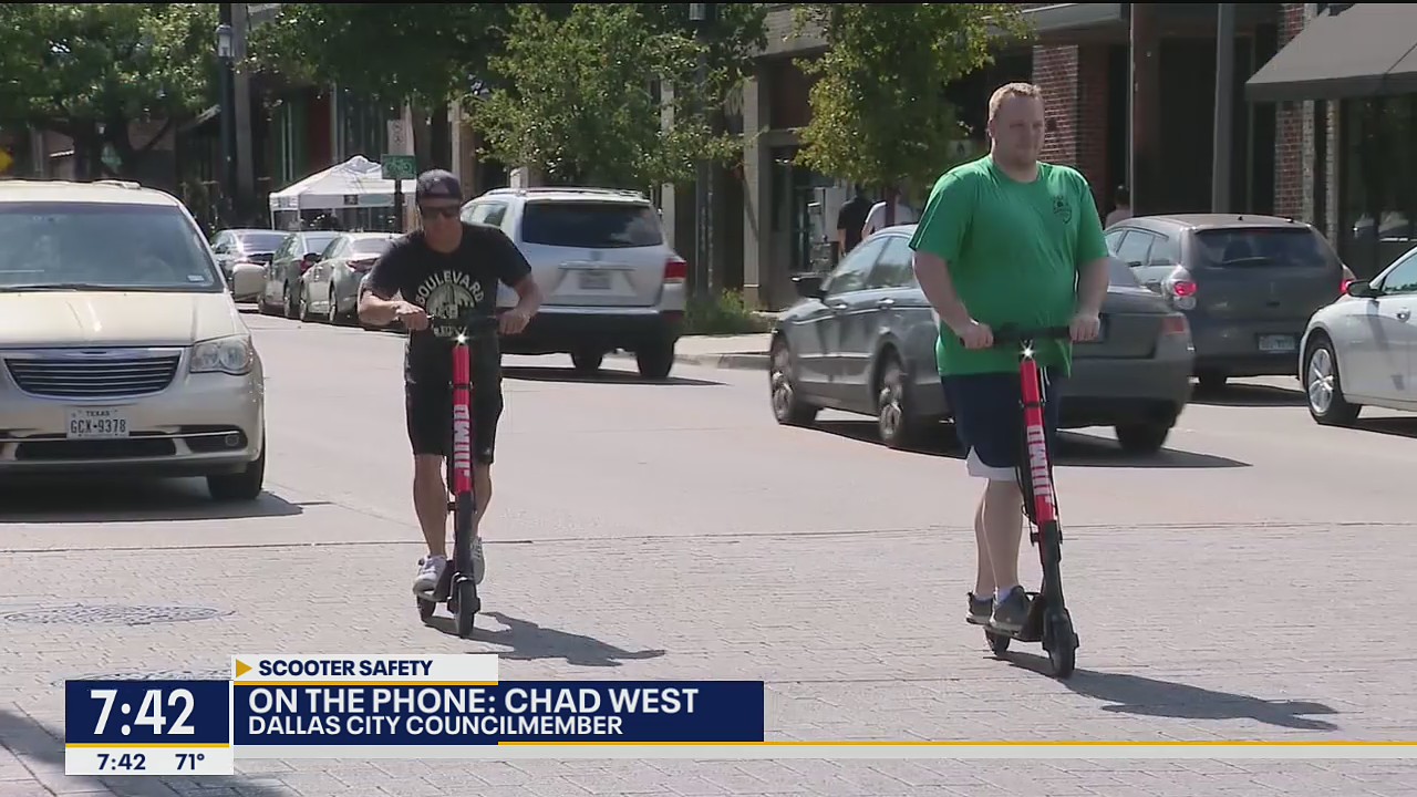 Dallas Councilman Chad West weighs in on electric scooter ban