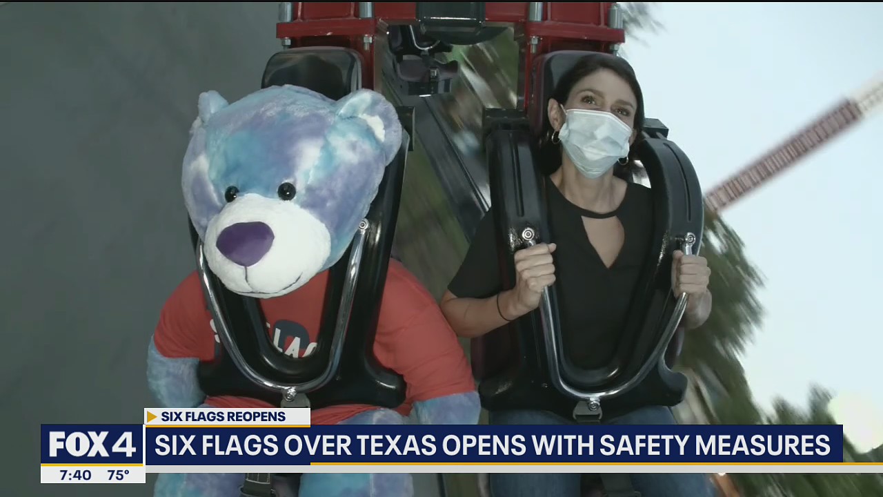 Six Flags Over Texas reopens with new safety measures