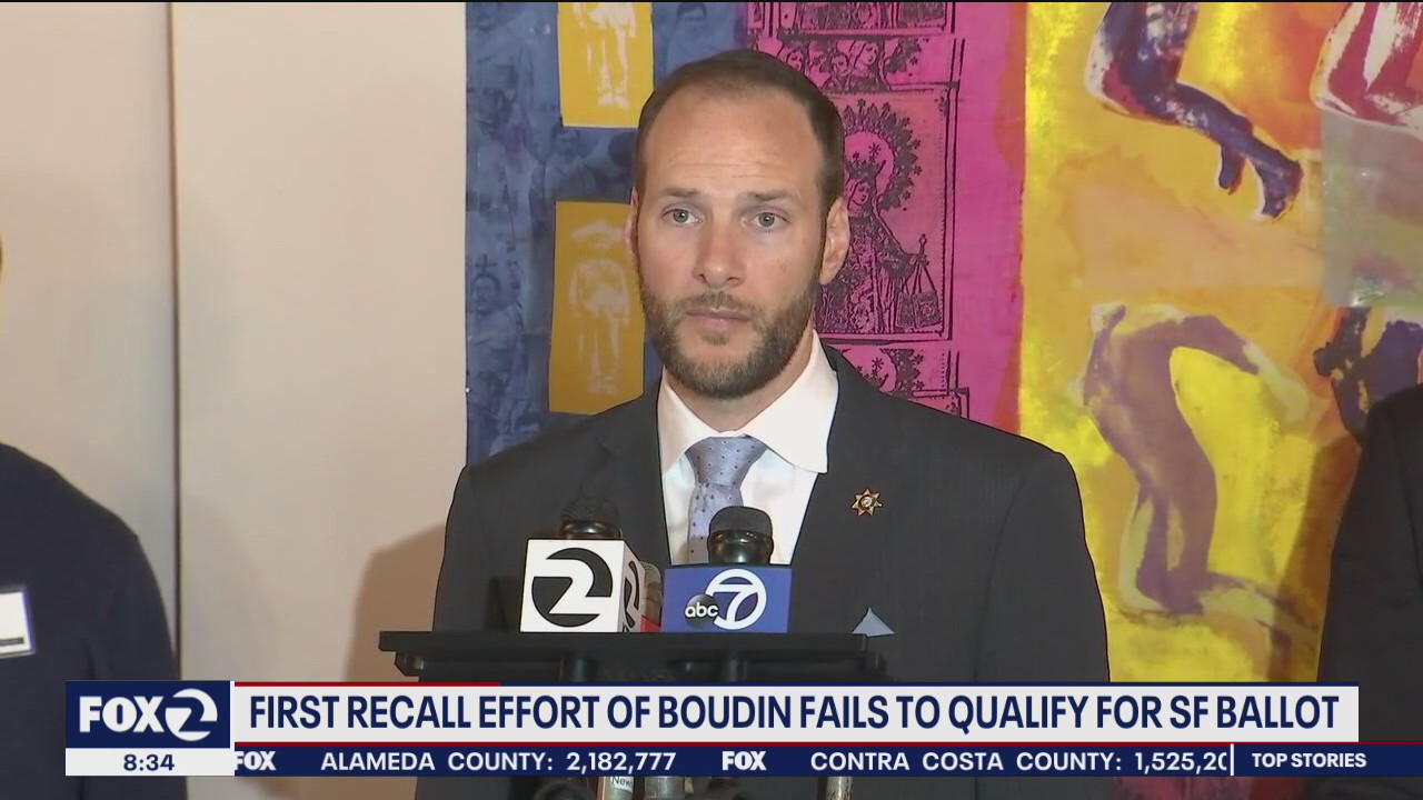 First recall effort of Boudin fails to qualify for SF ballot