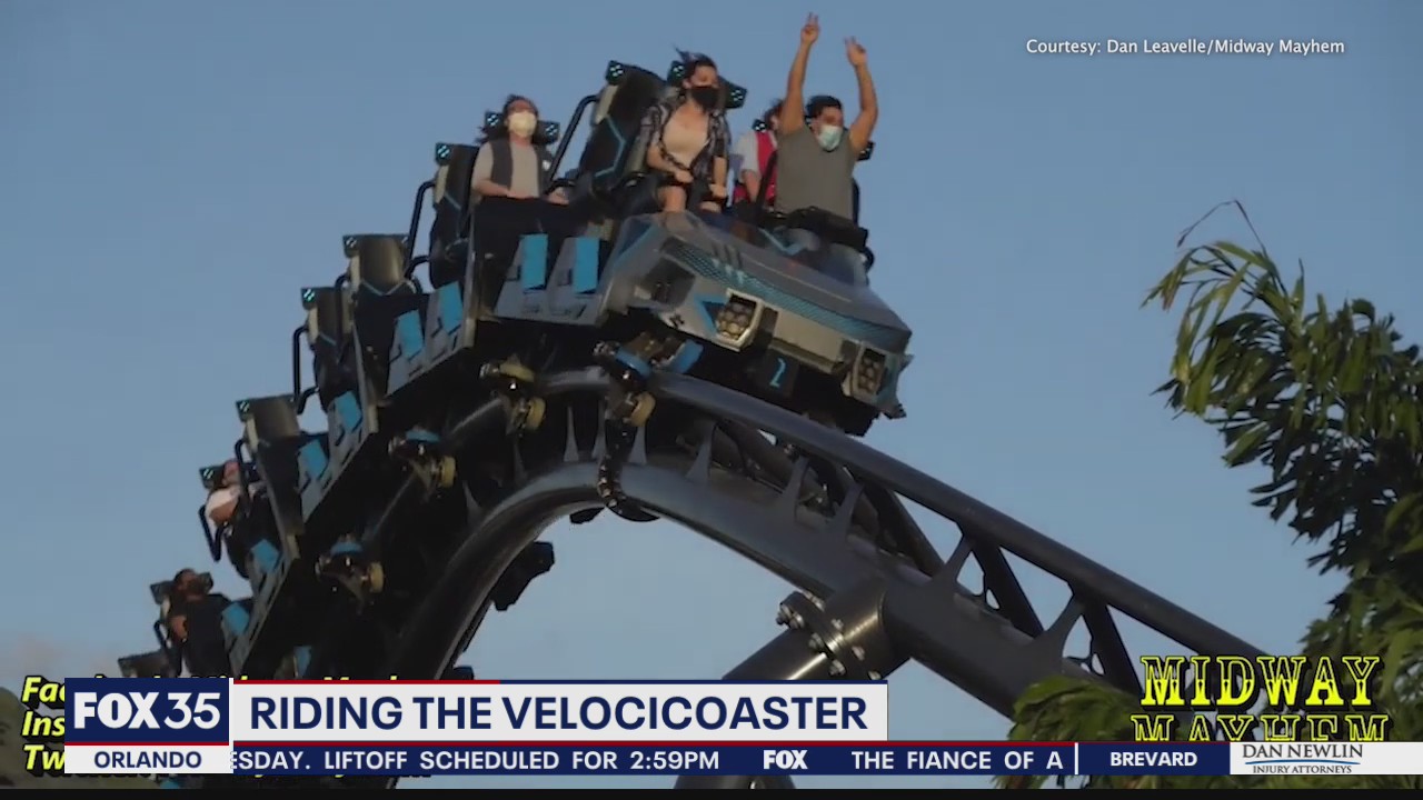 Riding the Jurassic World VelociCoaster