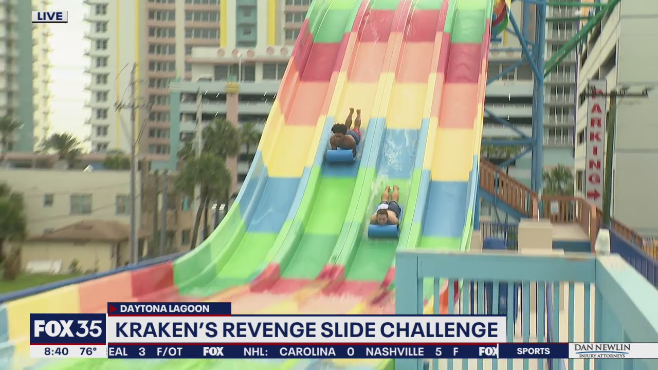 Kraken's Revenge slide challenge