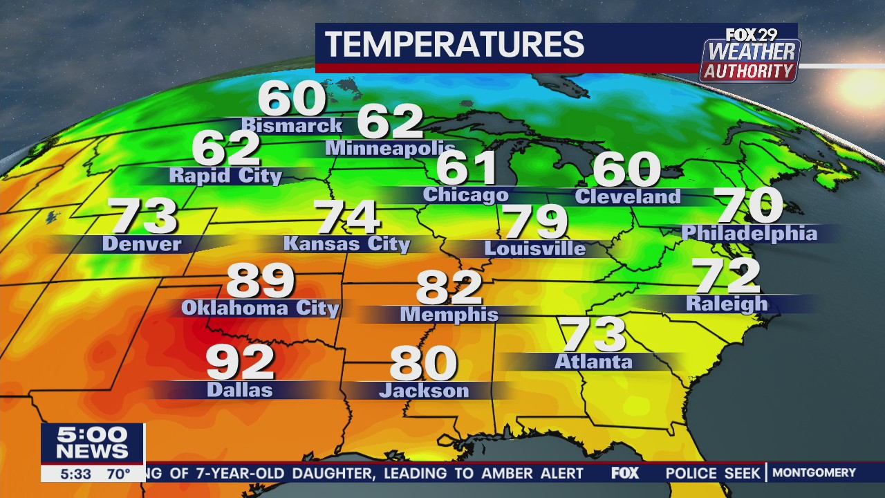 FOX 29 Weather Authority 7-day forecast