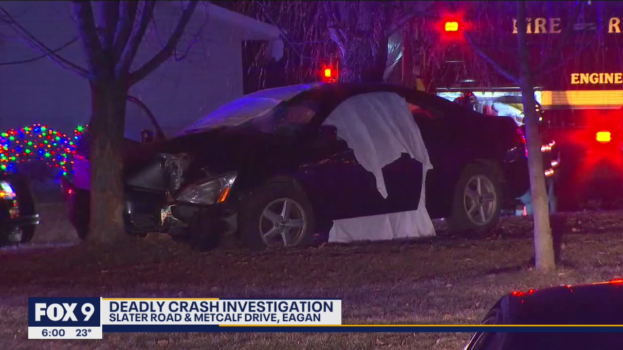 1 dead after crash in Eagan, Minnesota early Tuesday morning