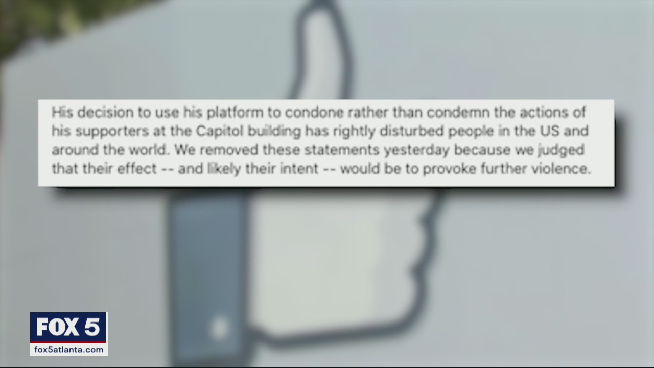 Social media bans Trump