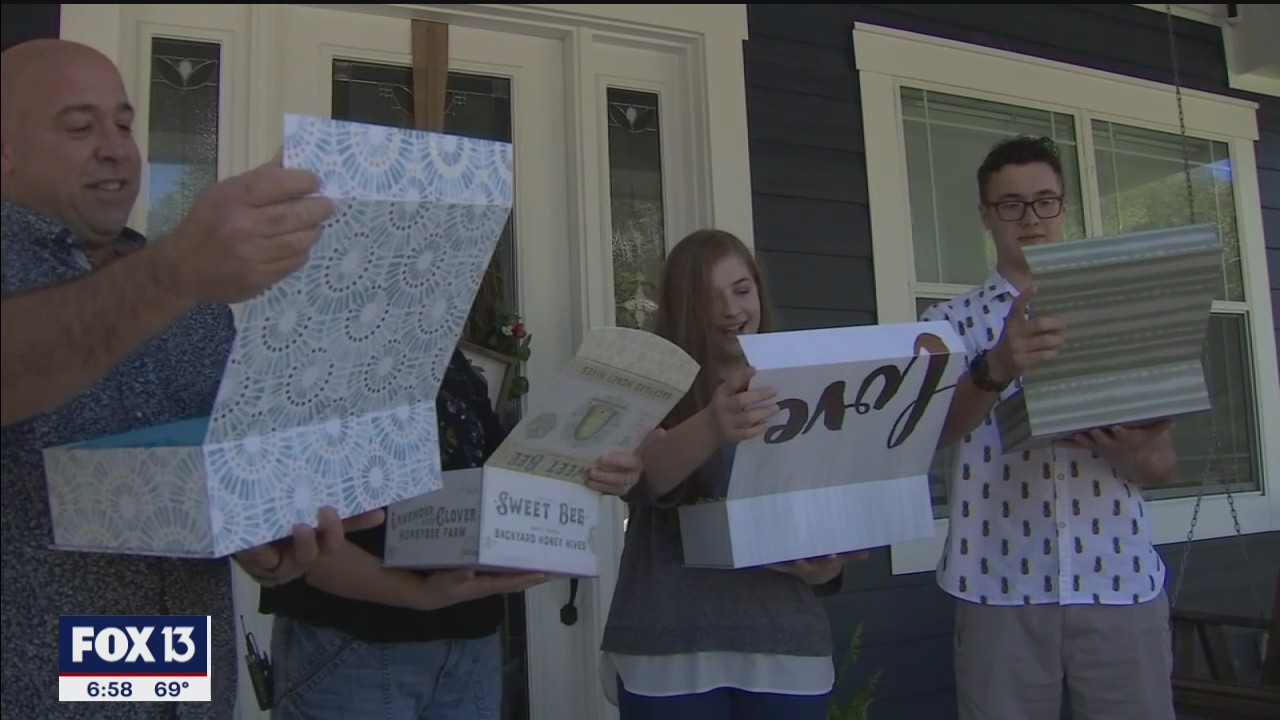 Foster family surprised with Universal tickets