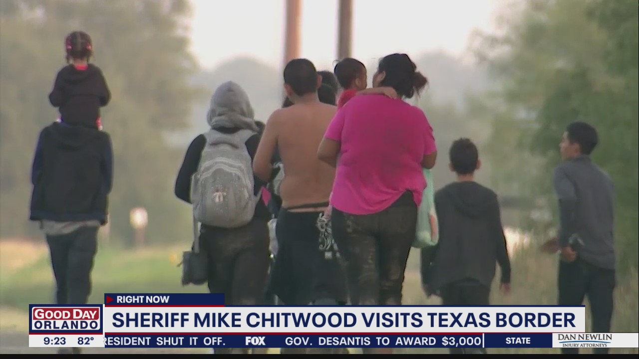 Sheriff Mike Chitwood visits Texas border