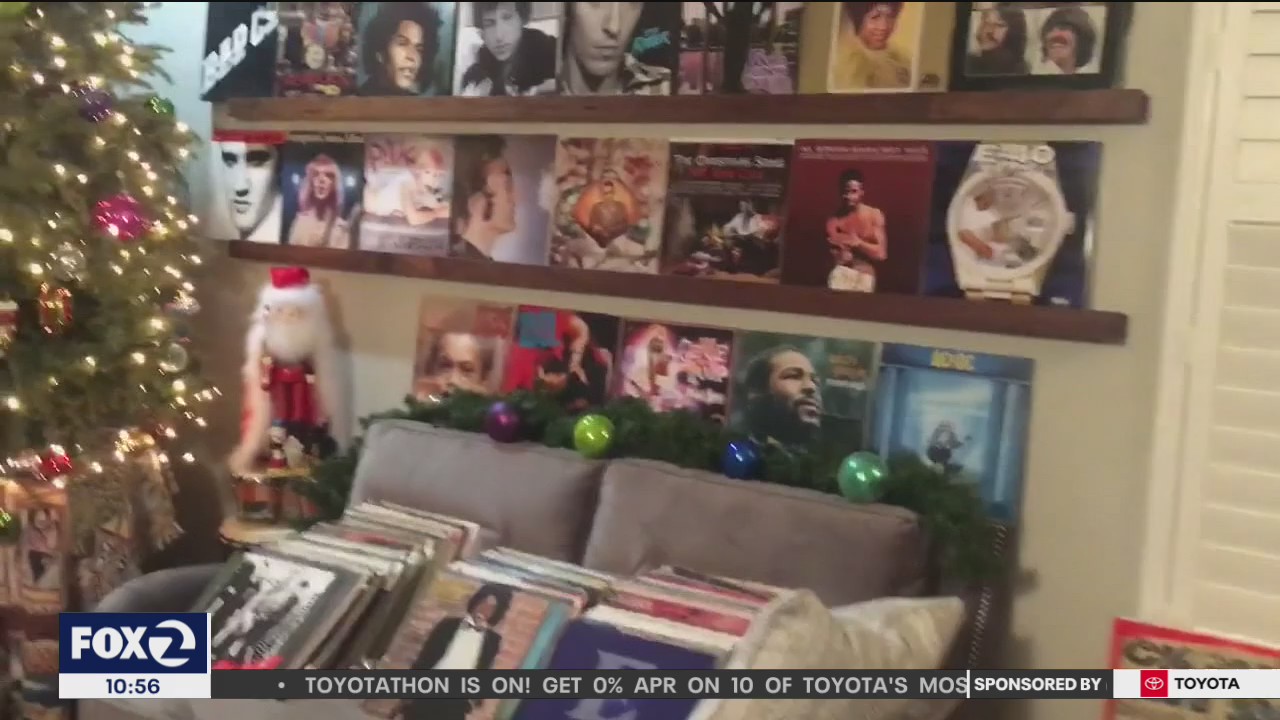 Sports Director Mark Ibanez gives a behind the scenes tour of his at-home setup, The Vinyl Studio