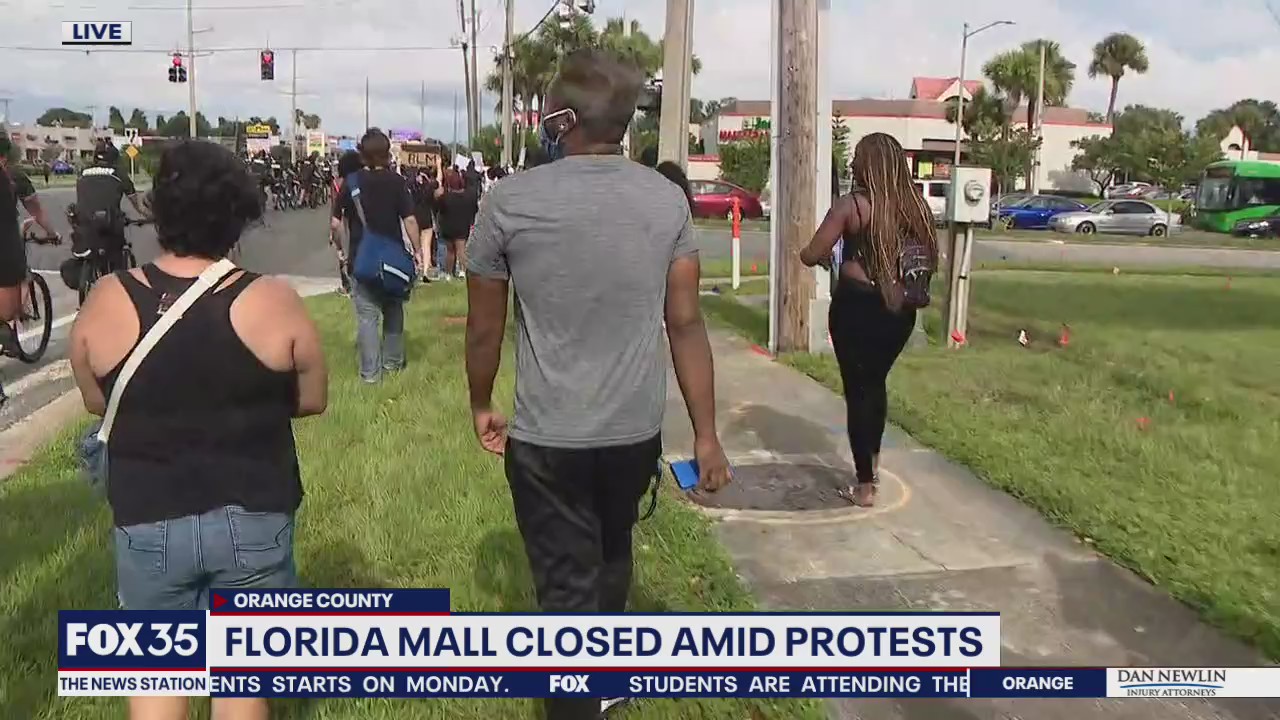 Demonstrators protest death of man by deputy