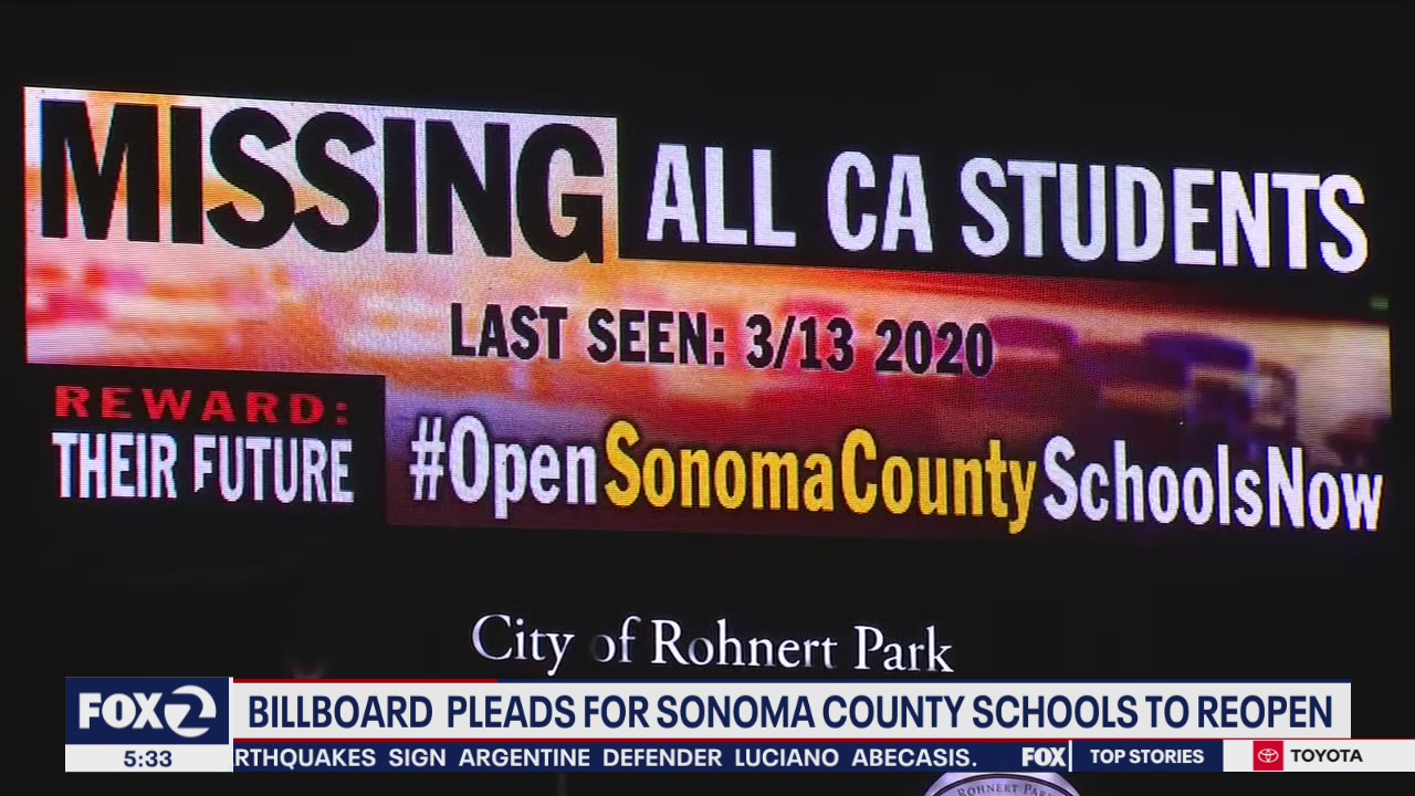 Missing student sign in Sonoma County