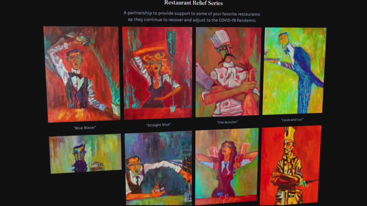 Work of art prints supporting Metro Detroit bars and restaurants are on sale