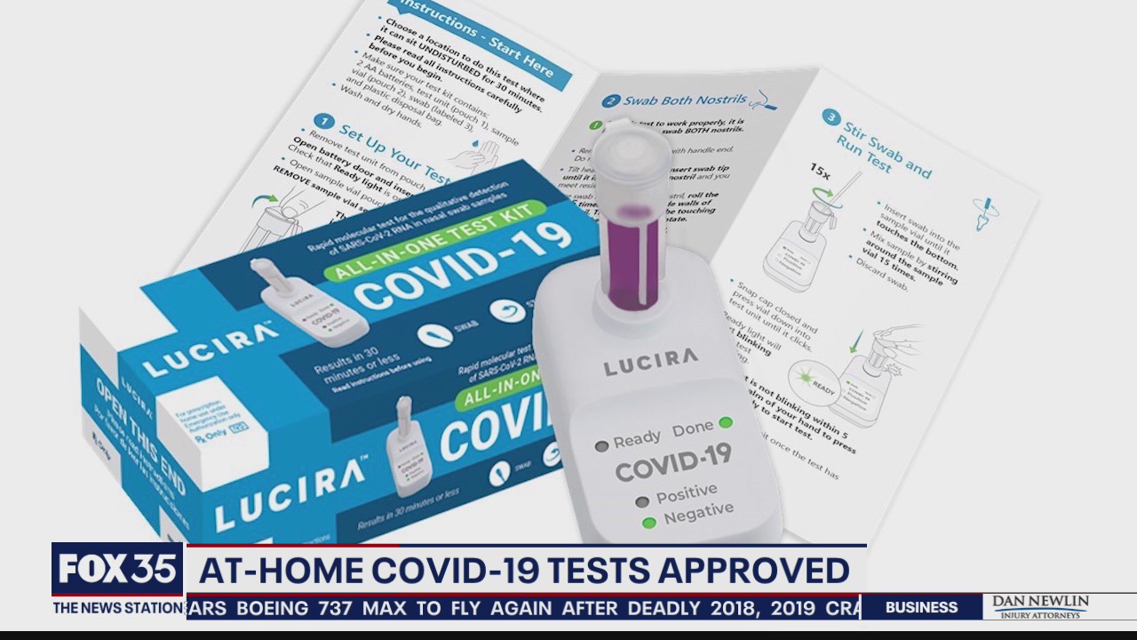 At-home COVID-19 tests approved