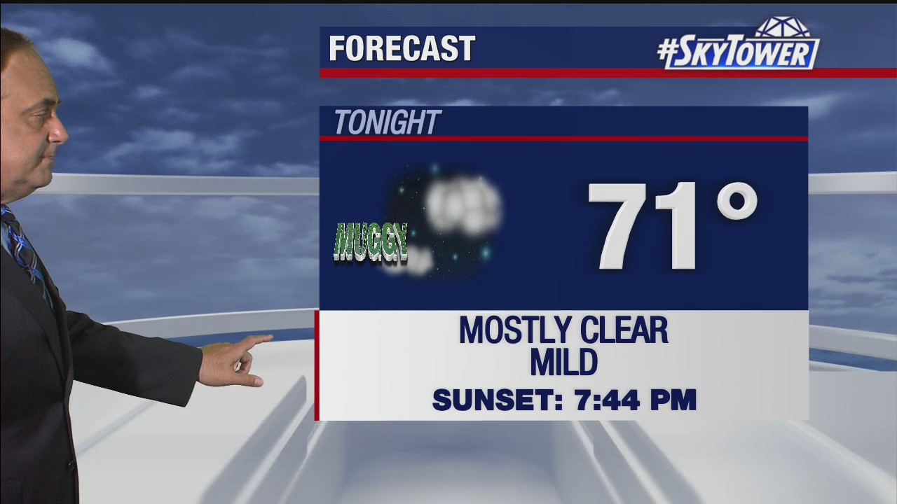 Thursday evening weathercast