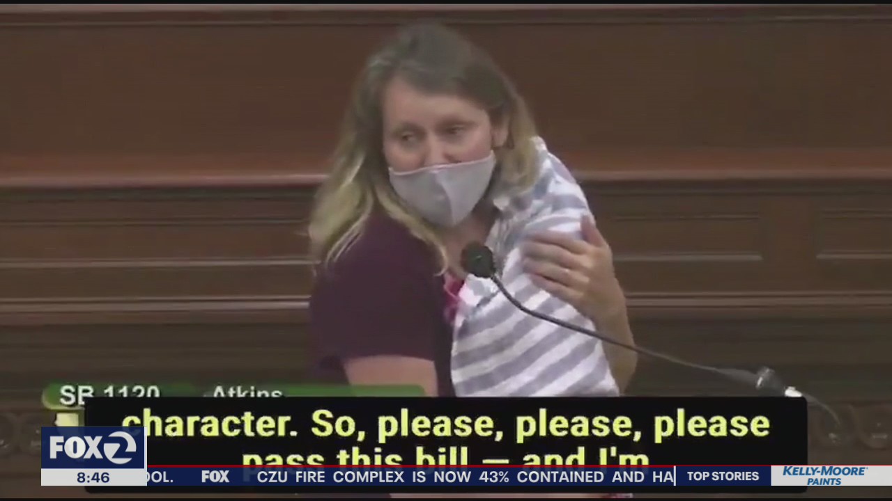 East Bay lawmaker brings baby to assembly floor