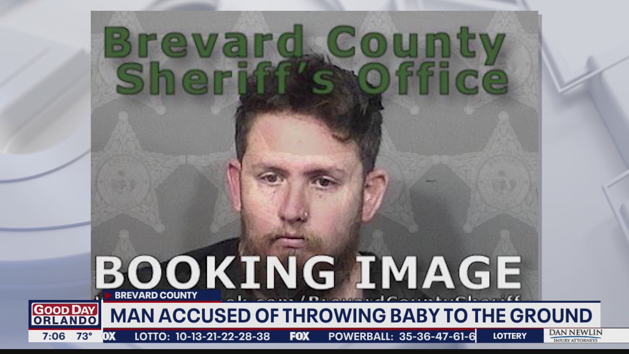 Police: Brevard County man threw baby causing possible brain damage