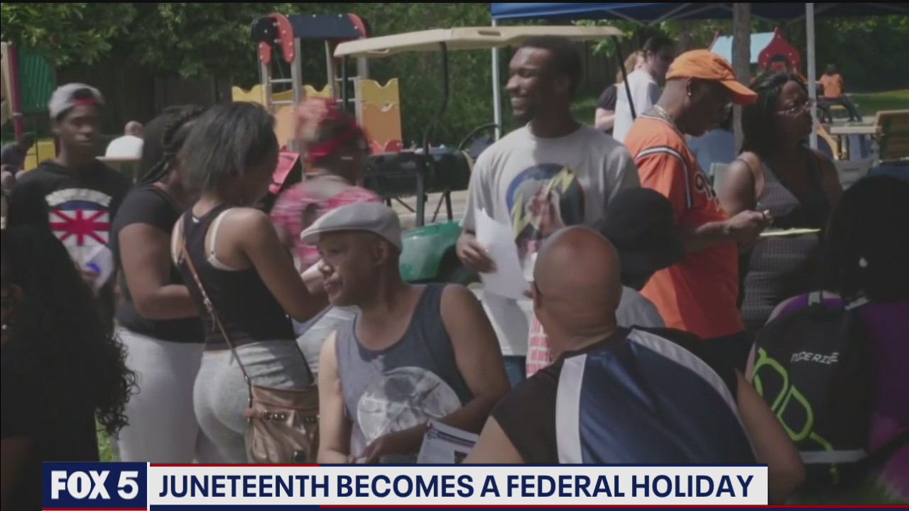 Juneteenth officially becomes a Federal holiday