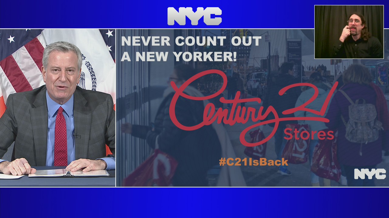 Century 21 Department stores to reopen