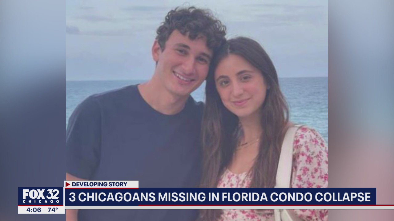 3 Chicagoans missing in Florida condo collapse