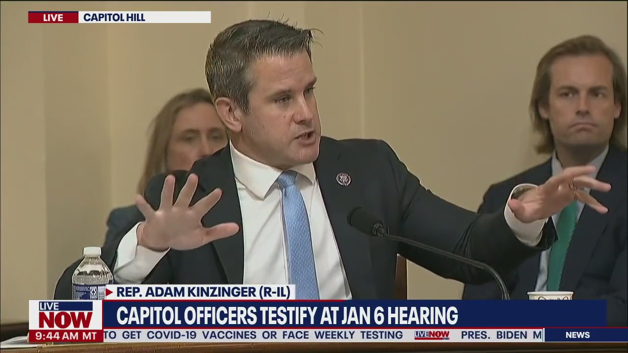 'Stop the conspiracies': Kinzinger emotional during Jan. 6 Capitol riot hearing