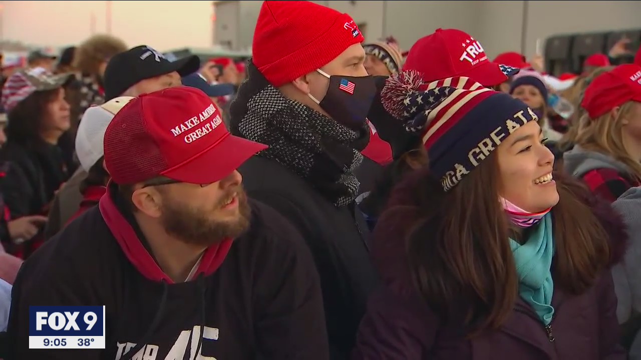 Biden calls for unity, Trump complains about crowd size cap with dueling Minnesota stops