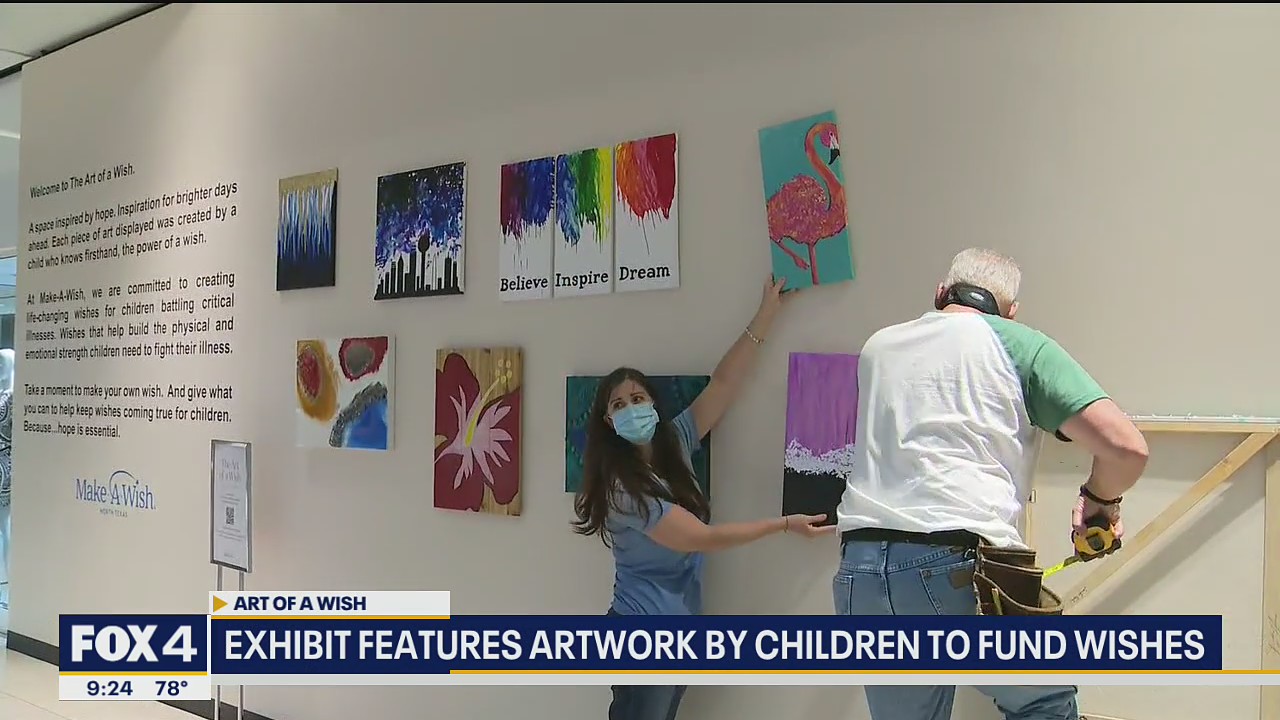 Make-A-Wish North Texas auctioning off artwork to help grant wishes