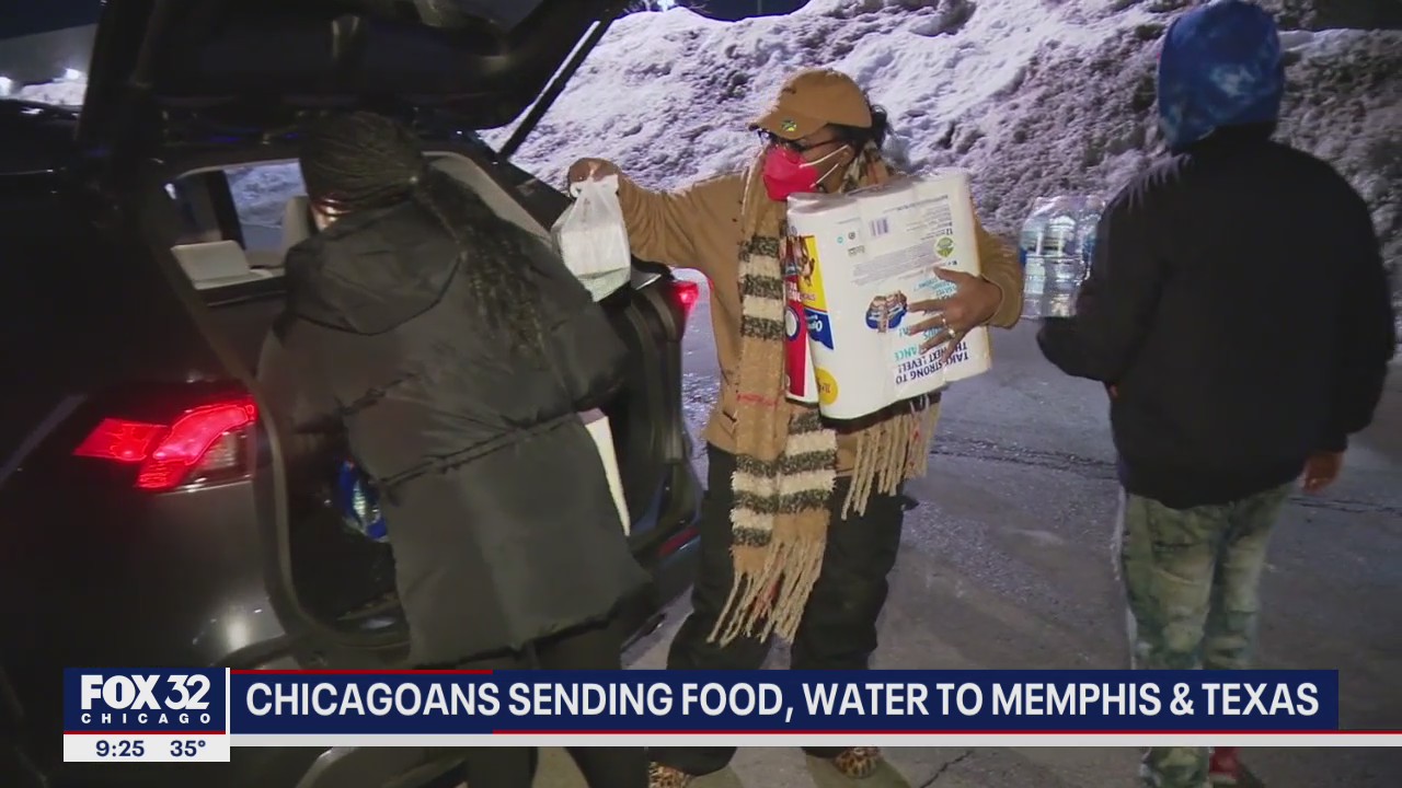 Chicagoans send food, water to Memphis, Dallas