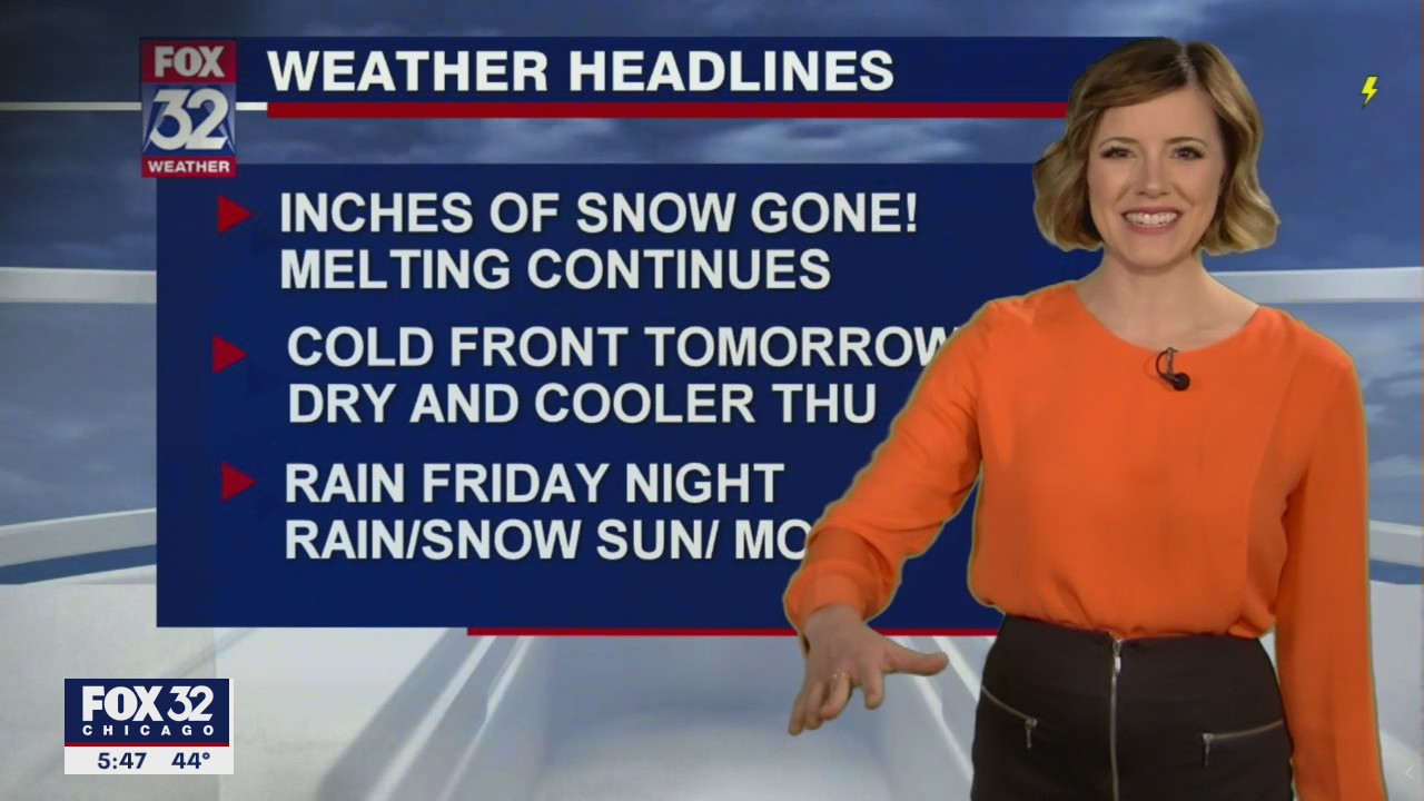 6 p.m. forecast for Chicagoland on Feb. 23