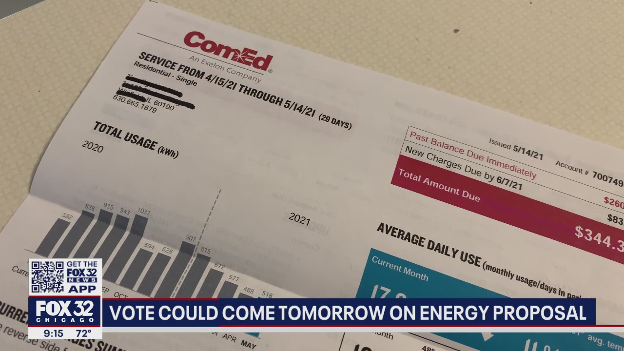 Illinois vote could come Tuesday on energy proposal