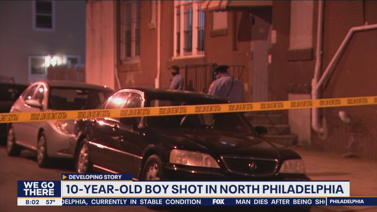 10-year-old boy shot in North Philadelphia
