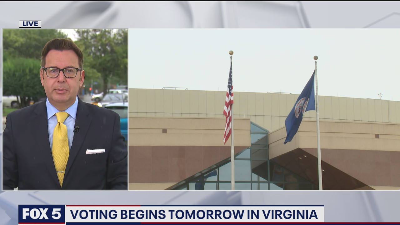 Voting begins tomorrow in Virginia