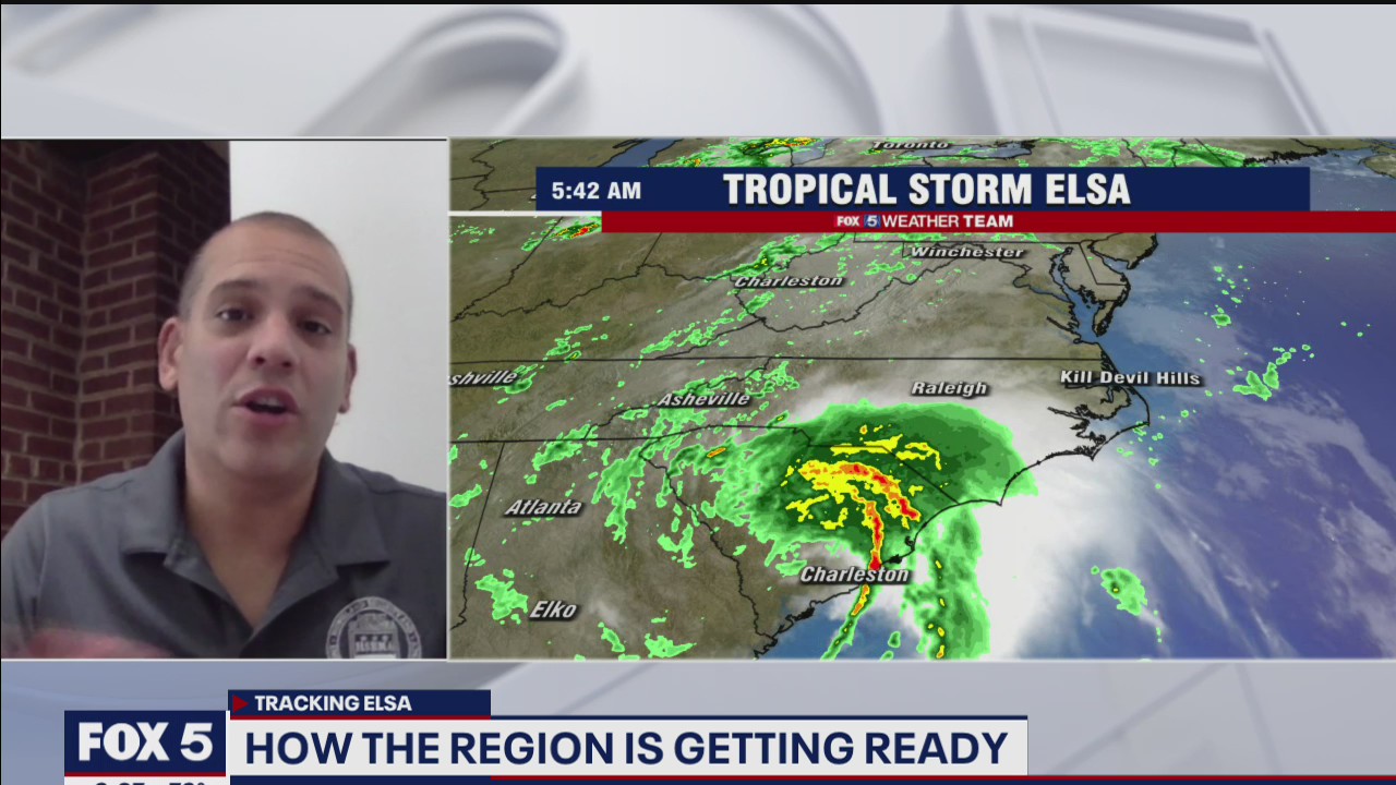 DC prepares for Tropical Storm Elsa