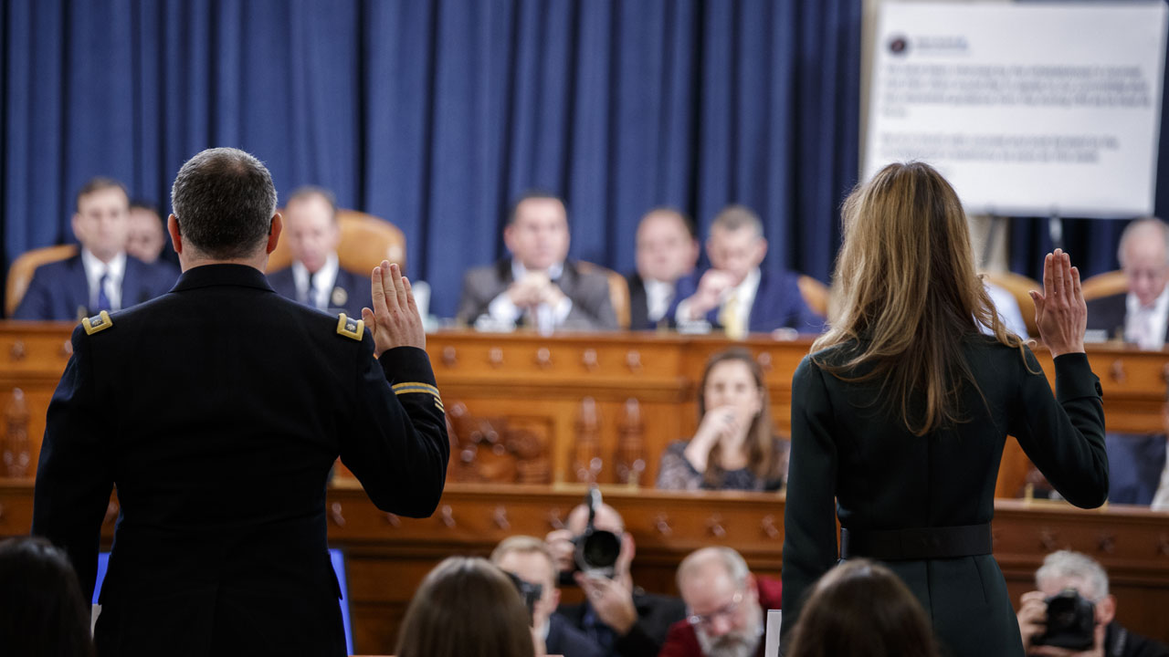 2 top National Security aides testify in impeachment hearings