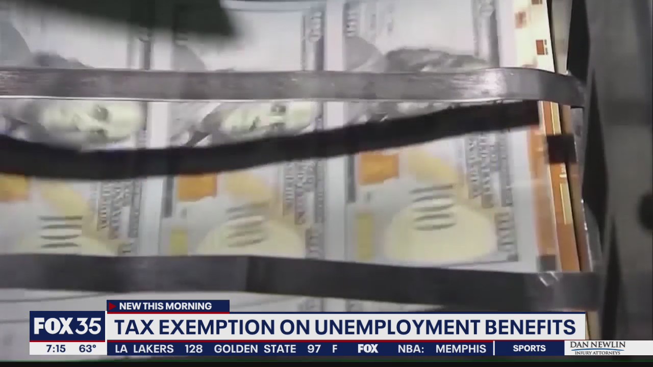Tax exemption on unemployment benefits